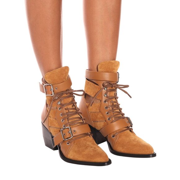 Chloe Rylie Boots in Tan Suede, size 41 - Picture 2 of 13